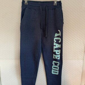 Cuffy's Cape Cod Blue Joggers / Sweatpants - Fleece Lined, Stretch Sz S